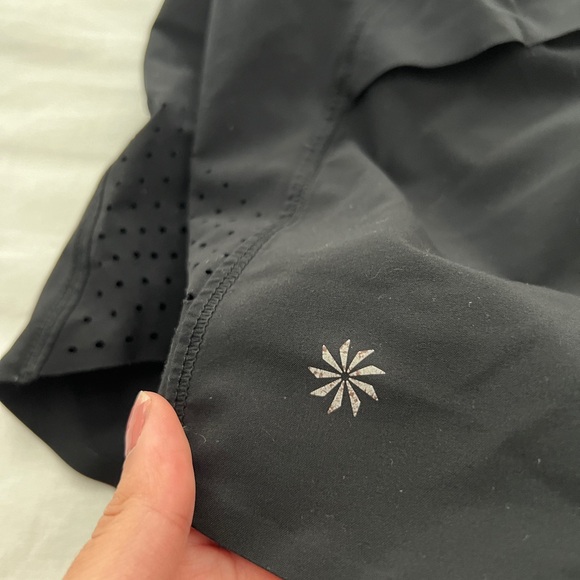 Athleta Black 3” Hustle Shorts - Picture 5 of 5